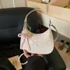 Bolsa Pequena Super Popular Fofa de Bolinhas para Mulheres 2026 Nova Bolsa Transversal de Primavera e Verão Bolsa de Mão Fashion Bolsa Dumpling