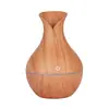 Fábrica de origen veta de madera humidificador de aceite esencial de aromaterapia dormitorio hotel hogar niebla pequeño jarrón humidificador