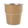 Copo de Água de Aço Inoxidável 304 Caneca Portátil Copo de Café para Piquenique Equipamento de Camping Copo Empilhável 300ml Luxo Leve