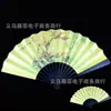Ponto cênico leque estilo antigo leque dobrável estilo chinês leque de seda masculino leque dobrável complexo clássico antigo portátil Leque diário portátil