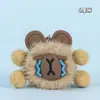 Colgante de Peluche Muñeca de Cuatro Pulgadas Muñeca para Máquina de Ganchos Llavero de Muñeca Lindo Muñeca Mochila Ropa Colgante de Peluche
