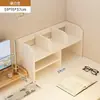 Estantería de escritorio, estante de almacenamiento pequeño de varias capas para escritorios, gabinete de almacenamiento simple para estaciones de trabajo de oficina, librero de escritorio