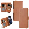 Funda tipo cartera compatible con Google Pixel 11ProXL, ranura para tarjetas, soporte de carga inalámbrica magnético dos en uno, funda de cuero
