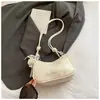 Bolso Bandolera de Moda Estilo Coreano Color Sólido Bolsa Nube para Mujer Nuevo Estilo 2025 Bolso Cruzado Estilo Extranjero para Mujer Bolso de Hombro Suave