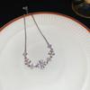 Pulseira Ajustável Zircônia Íris Cruz Nicho Exquisito Coringa Joia de Luxo Leve de Alta Qualidade Atacado