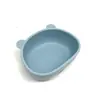 Nuevo Plato de Cena para Niños Tazón de Silicona Cuchara de Silicona Tazón para Comida de Bebé Babero Impermeable Plato de Cena de Silicona Juego de Vajilla