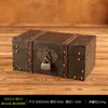 Caja de Almacenamiento de Madera Retro con Cerradura Caja de Contraseña Caja para Cartas Tarjetas Tesoros Caja Pequeña de Madera Almacenamiento Caja de Madera Caja de Sellado