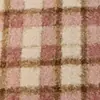 Tela de Bucle en Stock con Rayas Estampadas y Cuadros, Adecuada para Abrigos de Moda de Otoño e Invierno, Zapatos, Sombreros y Tejidos tipo Piel de Oveja