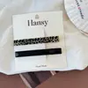 Pinza lateral para el pelo con estampado de leopardo Maillard, pasador de moda para flequillo de la frente, pinza de pico de pato lateral, accesorio para el cabello