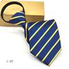 Corbata Formal de Negocios para Hombre con Cremallera Fácil de Jalar y Conveniente Corbata Uniforme con Corbata Perezosa Fabricante Stock Listo Venta al por Mayor
