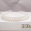 Nova Tiara de Pérolas Feminina Coreana Celebridade da Internet Tiara Mais Fácil de Combinar Grampo de Cabelo Feminino Casual Temperamento Presilha de Cabelo Headwear Atacado