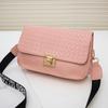 Bolsa quadrada pequena tecida 2023 nova tendência bolsa de ombro simples bolsa feminina pequena bolsa de comércio exterior bolsa feminina bolsas de atacado