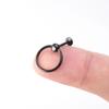 Perforación transfronteriza del cuerpo humano CBR, taladro adhesivo, clavo para labios, clavo de diamante de acero inoxidable en forma de C, clavo para el hueso de la oreja, anillo multiusos para perforación.