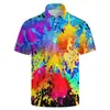 Camisa Polo para Hombre Camisa de Golf Divertida Camisa Polo Hawaiana Camisa Polo Divertida de Playa de Verano