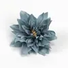 Estilo Ins Quente do Ebay Múltiplos Estilos Cabeça de Flor Artificial Azul DIY Grampo de Cabelo Flor Decoração de Roupa Chapéu Acessórios de Flor de Seda