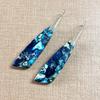 Pendientes Colgantes para Mujer de Venta Caliente Transfronteriza Combinación de Colores Vibrantes Piedra Imperial Pendientes Geométricos Pendientes de Piedra Natural Irregulares