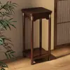 Suporte de flores estilo chinês sala de estar de chão multicamadas madeira maciça suporte de flores prateleira de armazenamento para varanda plantas em vasos vasos de flores internos