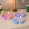 Yaya Gordita Vela DIY Vela Aromática Creativa en Forma de Corazón Molde de Silicona Decoración para Fotos Molde de Resina