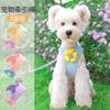Chaleco Transfronterizo Cuerda de Tracción para Perro Perro Pequeño Teddy Bimi Oso Cinturón de Pecho Mascota Cuerda para Pasear Perro Cadena para Perro