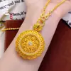 Collar de Brújula de Ocho Tesoros Giratoria Chapado en Latón Dorado de Color Duradero, Cadena para Suéter de Moda y Versátil, Estilo Unisex