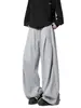 Pantalones Deportivos Largos Holgados de Pierna Ancha para Hombre Estilo Casual Americano Versátiles de Moda Caídos para Primavera y Otoño