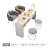 Mesa y Silla Multifuncionales para Manicura Set Precio Especial Económico Individual y Doble Accesible Lujo Popular Manicura Mesa Estilo Crema