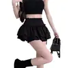 Saia de bolo evasê, sexy e moderna, saia ultracurta, novo estilo japonês e coreano, plus size, para figuras ligeiramente cheinhas, tamanhos petite e uma meia-saia flare