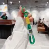 Estilo Minimalista Feito à Mão Corda Trançada Bloqueio de Cores Cordão Chaveiro Capa de Celular Alça de Pulso Portátil DIY Tendência Acessório de Nicho