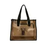 Bolsa de Maquillaje Portátil de Gran Capacidad, Transparente, Bolsa de Almacenamiento Simple y Elegante, Conveniente para Viajar, Neceser Transparente de PVC