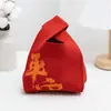 Bolso de Mano de Punto Nuevo para Primavera Bolso Tote Pequeño para Salidas y Viajes Estilo Coreano Esencial para el Vestuario Bolso Canasta de Verduras Hecho a Medida