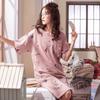 Pijamas de verano para mujer, estilo coreano, camisón de verano para mujer, de manga corta, para el hogar, para estudiantes, talla grande