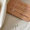 Collar Sencillo de Lazo para Mujer, Nuevo Estilo 2025, Cadena Versátil y Elegante para la Clavícula, Accesorio Único de Cadena para Suéter