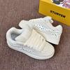 Moda Nueva Primavera 2025 Nicho Original Versátil Casual Deportivo Zapatos de Tabla Estilo Hong Kong Plataforma Beige Zapatos de Pan para Mujer