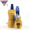 Válvula de esfera com filtro de latão Shanghai Hugong, malha de filtro de aço inoxidável, filtro de ar condicionado, filtro tipo Y, válvula de esfera de latão
