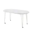 Pata de mesa de hierro forjado de tres líneas pie de mesa de conferencia de oficina pie de pata de mesa de té de restaurante pie de pata de mesa de comedor para el hogar fabricantes de soportes suministro