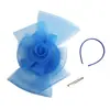 Accesorios para el Cabello de Malla con Plumas Exageradas Retro Europeas y Americanas para Novias, Accesorios de Diadema con Lazo para Vestidos de Fiesta de Té para Mujeres, Sombrero Grande