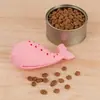 Brinquedo Dispenser de Ração para Gatos e Cachorros Resistente a Mordidas, Brinquedo de Silicone de Baleia Fofa para Pets, Brinquedo Auto-Entretenedor para Cães e Gatos, Brinquedo de Dentição para Gatos e Cachorros