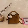 Bolsa Saco Retro de Nicho 2026, Bolsa de Ombro Transversal Fashion e Versátil, Bolsa de Mão, Pequena Tote Bag para Primavera e Verão