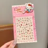 Pegatinas para uñas infantiles Sanrio no tóxicas e insípidas pegatinas para uñas de niñas caricatura viene con pegamento pegatinas de juguete para niñas