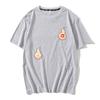 Camiseta de manga corta Zijun para estudiantes hombres y mujeres, ropa periférica de anime, verano, cuello redondo ancho