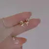 Aretes de Perlas Barrocas Irregulares para Mujer, Gama Alta, Lujo Ligero, Nicho, Diseño Único, Aretes Sencillos y Accesorios para Orejas