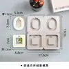 Yeso de aromaterapia colgante molde de silicona hecho a mano DIY colgante de piedra fragante casero estilo ins modelo de joyería colgante para coche