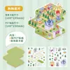 Adesivos de Cena Estéreo 3D de Desenho Animado Coreano Tamanho Grande DIY Decoração Artesanal para Crianças Caderno Criativo Adesivos de Paisagismo