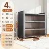 Armário de Armazenamento de Aço Prateleira de Armazenamento Doméstico Estante de Livros para Quarto Armário de Armazenamento Multi-Camadas de Piso para Varanda com Porta Armário de Armazenamento para Sala de Estar
