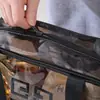 Bolsa de aseo transparente impermeable con separación de seco y húmedo, bolsa de almacenamiento de viaje portátil para viajes de negocios, fitness, natación y almacenamiento de cosméticos