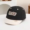 Gorra de Béisbol Casual para Niños 2025 Letra Suerte Secado Rápido Sombrero para el Sol Verano Secado Rápido Gorra de Pico para Bebé Comercio Exterior