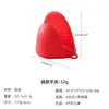 Guantes Aislantes Térmicos Impresos de Silicona de Grado Alimenticio con Dibujos Personalizados, Set Creativo para Hornear Antideslizante Anti-quemaduras Rojo Año del Caballo