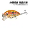Isca dura Luyamino multicolor 5cm5g superfície da água objeto micro língua curta Mino isca falsa isca de simulação plástica atacado