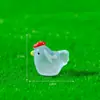 Paisaje en miniatura, paisajismo con musgo para jardinería, accesorios decorativos hechos a mano para bricolaje, figuras de animales lindas, luces nocturnas brillantes
