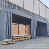Almacén de Refugio Plegable para Lluvia de Guangdong Cobertizo Fijo Tienda Móvil Retráctil de Empuje y Tracción Toldo para Exteriores Cobertizo de Estructura de Acero Resistente a la Presión Desmontable